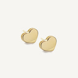 Aretes Corazón Liso