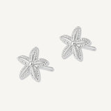 Aretes estrella de mar de 12mm elaborados en plata 925 de AMBAR joyería fina