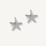inspiración marina en formato mini. Aretes Estrella de Mar Tiny en plata 925, un diseño delicado con acabado brillante para un estilo fresco y sutil.