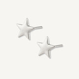 aretes estrellita elaborados en plata 925 de AMBAR joyería fina