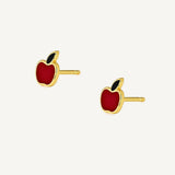 Aretes Manzanita Rojo
