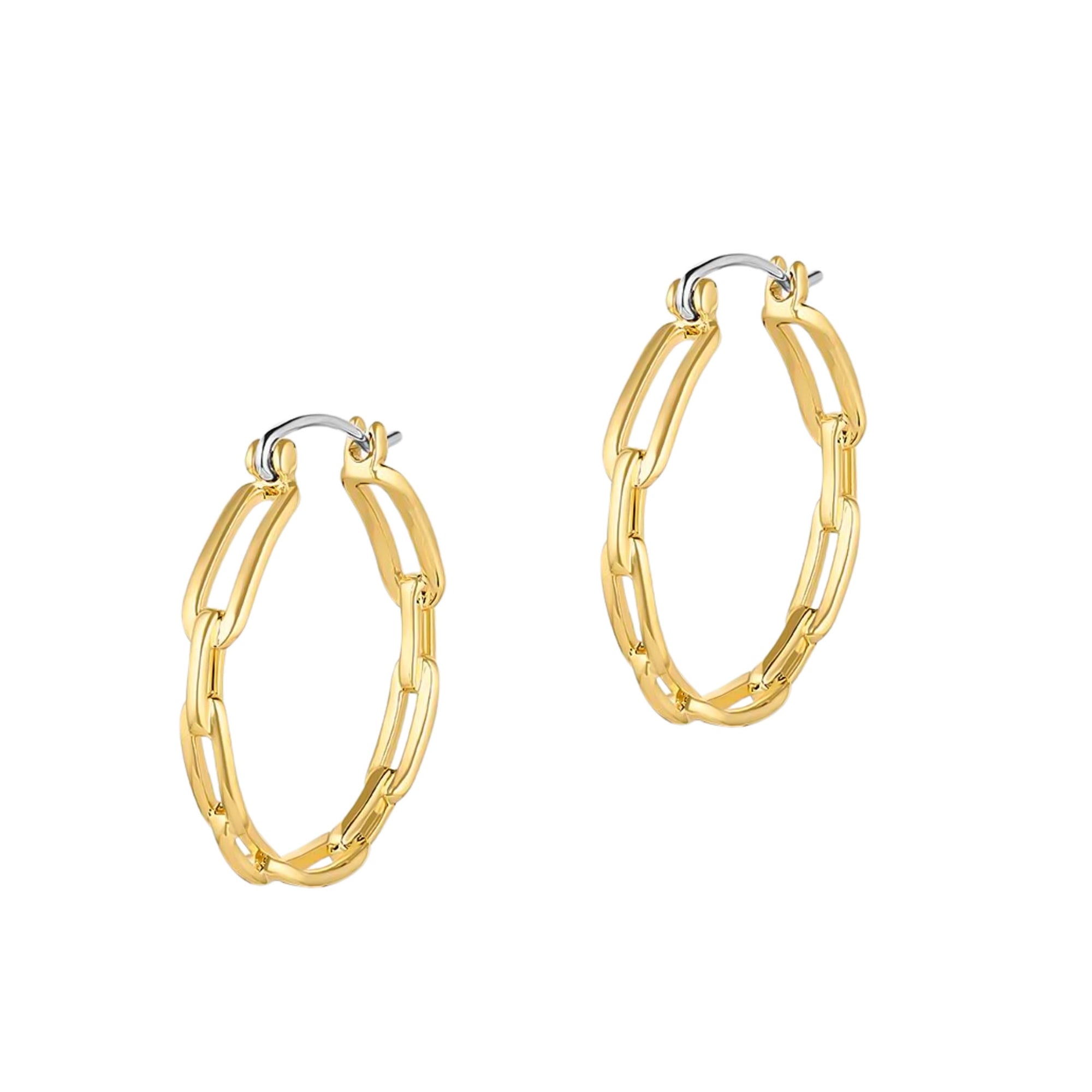 Argollas Parker enchapado en oro de 18K de AMBAR Joyería Fina