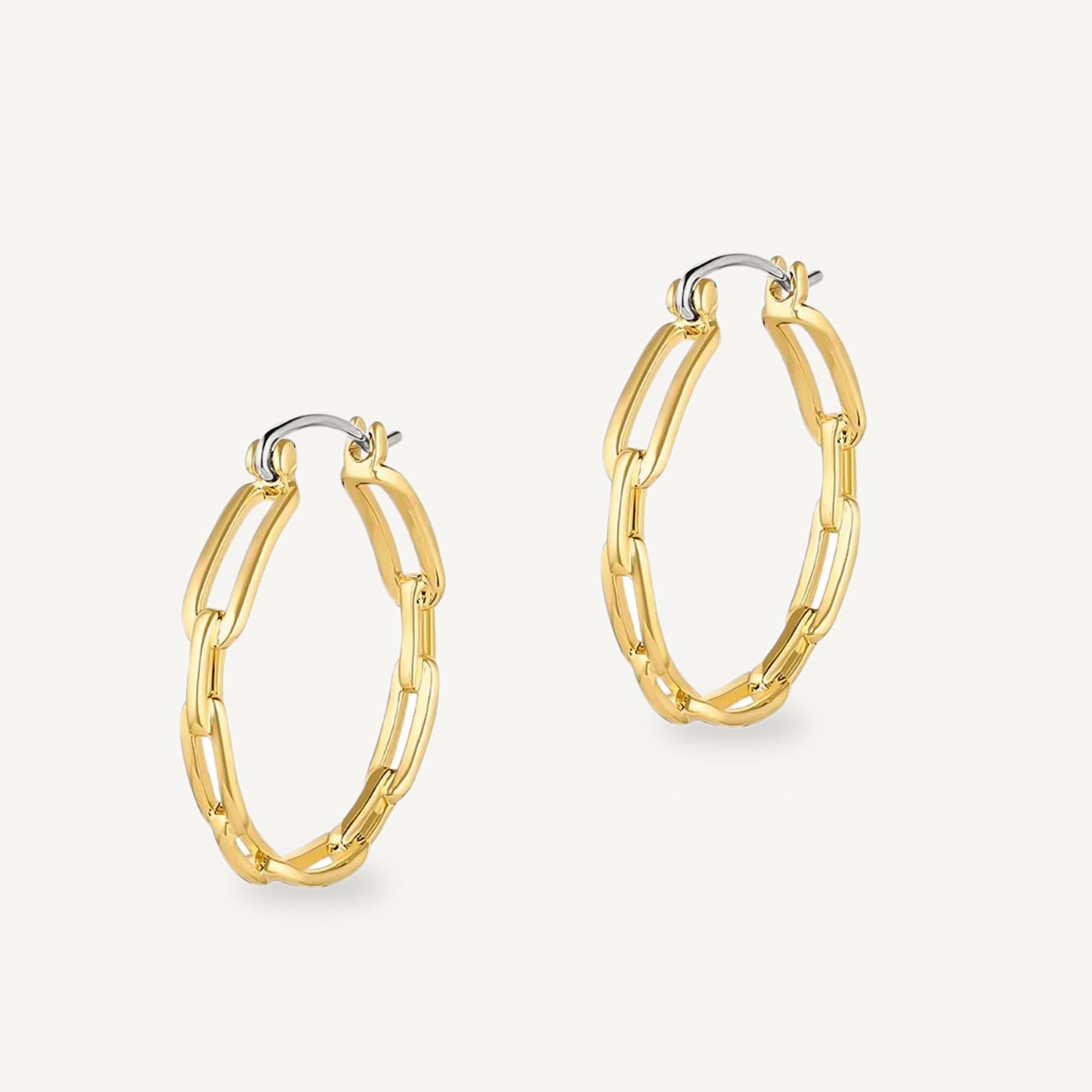 Argollas Parker enchapado en oro de 18K de AMBAR Joyería Fina