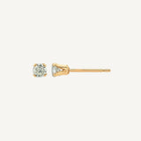 Aretes Punto de Luz Verde Limon