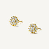 Aretes Roseta Emy Cristal
