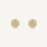 Aretes Roseta Emy Cristal