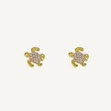 Aretes Tortuguita Mini Cristal