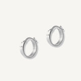 argollas acanaladas 1.5 cm elaborados en plata 925 de AMBAR joyería fina