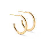 Argollas Luna 18 de Oro Laminado 18K de AMBAR Joyería Fina