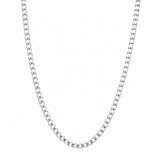 Cadena Cubana Prime para hombre en plata 925 brillante con eslabones clásicos de AMBAR joyería fina