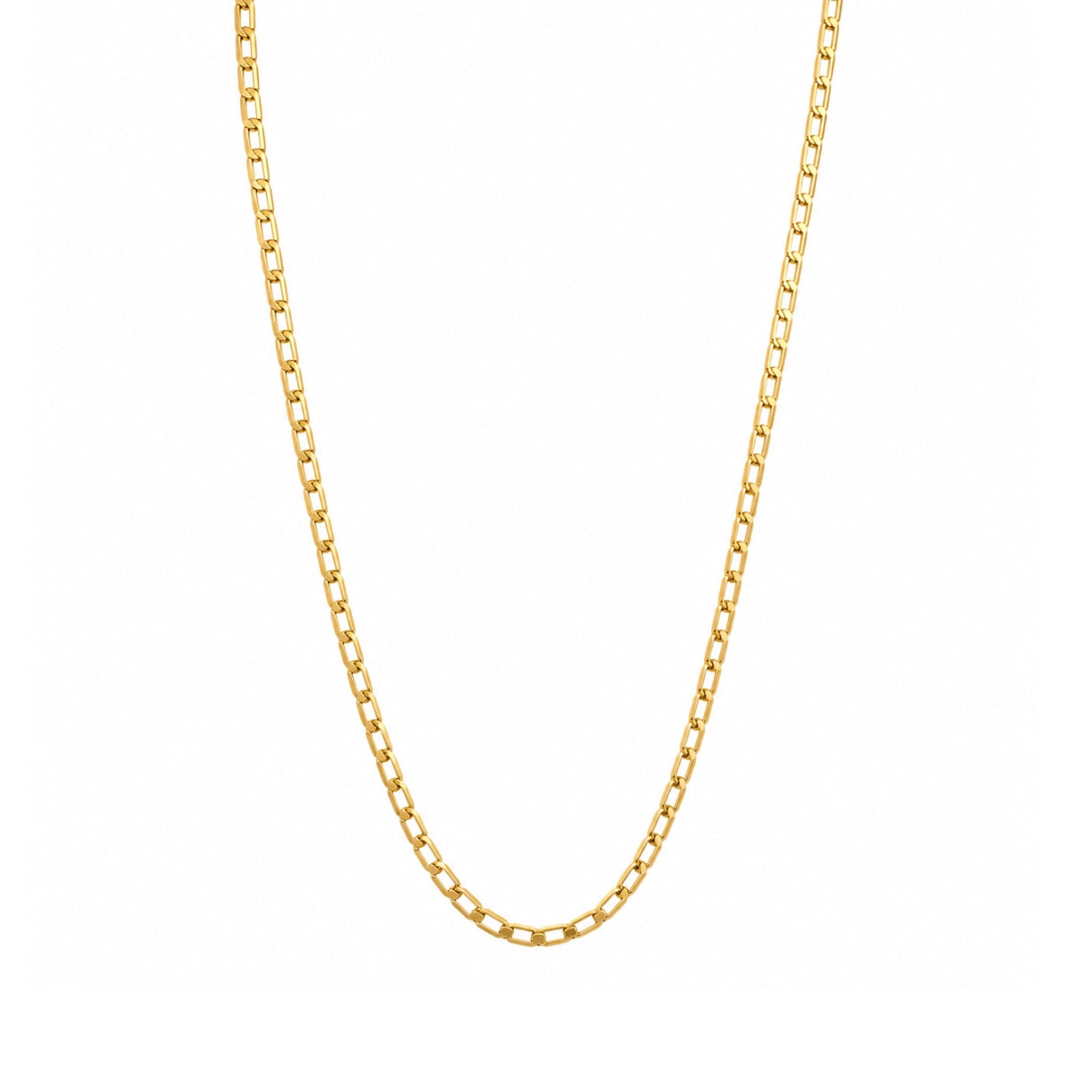 Cadena Fígaro Milano para hombre en oro laminado color oro amarillo italiano de AMBAR joyería fina