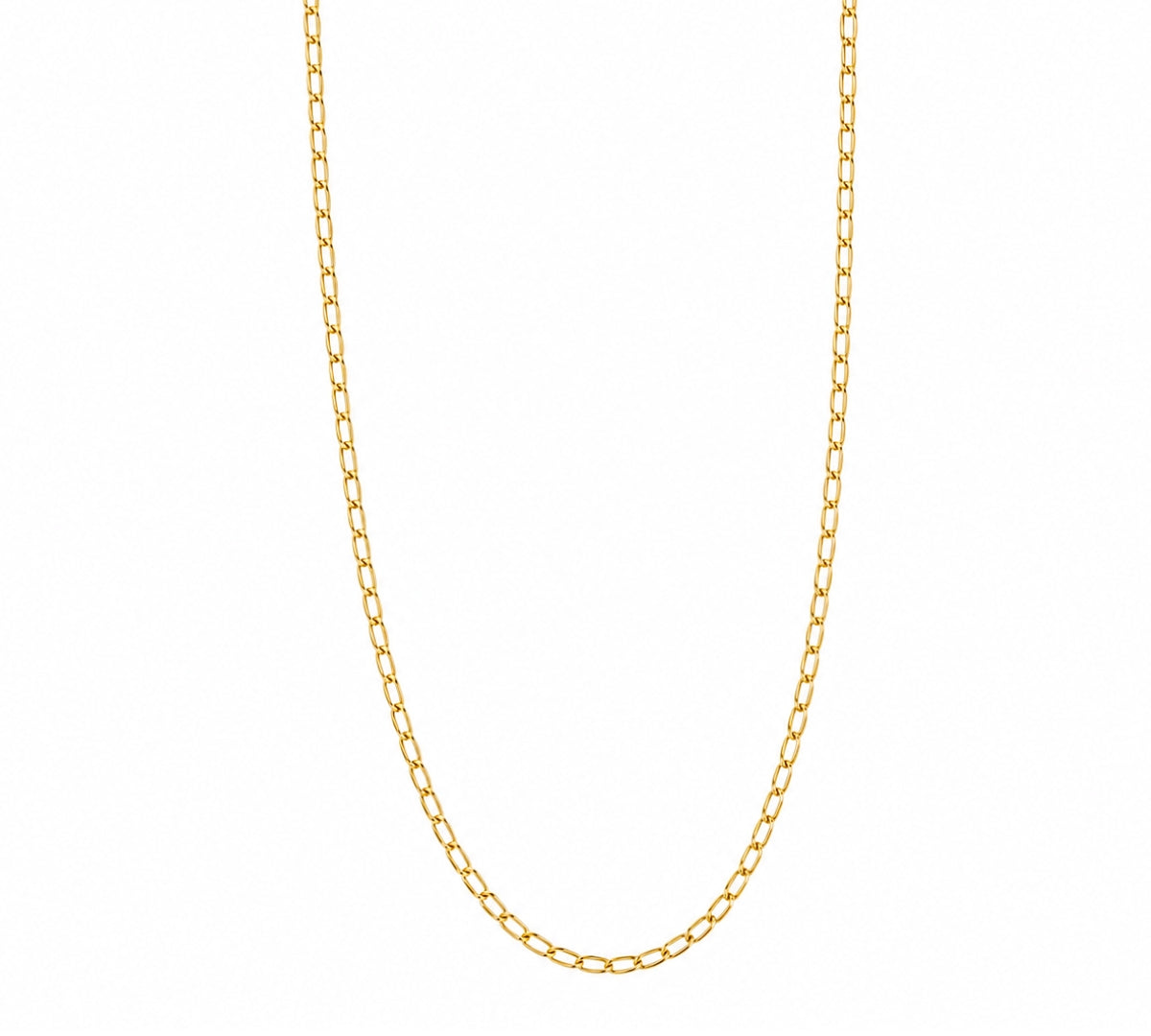 Cadena Fígaro Urban Gold para hombre en oro laminado color oro amarillo italiano de AMBAR joyería fina