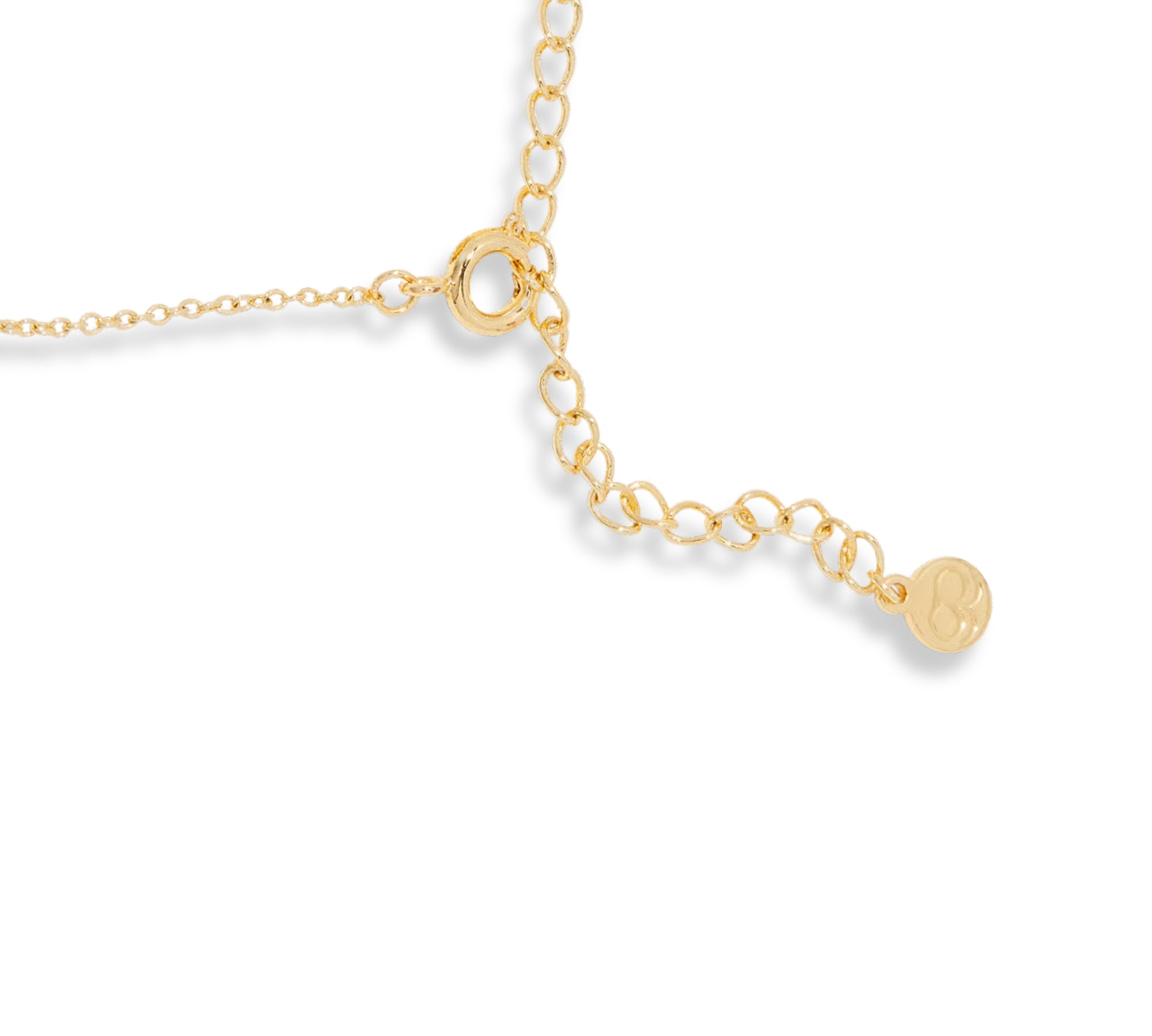 Collar chloe mini placas regulable enchapado en Oro de 18k de AMBAR Joyería Fina