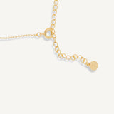 Collar chloe mini placas regulable enchapado en Oro de 18k de AMBAR Joyería Fina