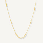 Collar chloe mini placas enchapado en Oro de 18k de AMBAR Joyería Fina