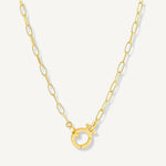 Collar cliping parker mini enchapado en oro 18k de AMBAR Joyería Fina