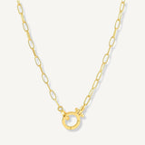 Collar cliping parker mini enchapado en oro 18k de AMBAR Joyería Fina