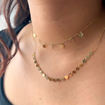 Collar Cadena Amor Oro 18K regalo romántico conexión eterna - AMBAR Joyería