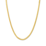 Collar espiga plana enchapado en Oro 18k de AMBAR Joyería Fina