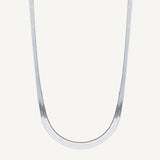 Collar Espiga Plana de plata 925 de AMBAR Joyería Fina