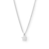 collar estrellita con cadena veneciana elaborado en plata 925 de AMBAR joyería