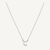 Collar Inicial C Rodio