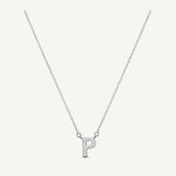 Collar Inicial P Rodio