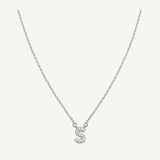 Collar Inicial S Rodio