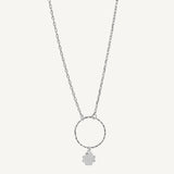 collar karma de la suerte elaborado en plata 925 de AMBAR joyería