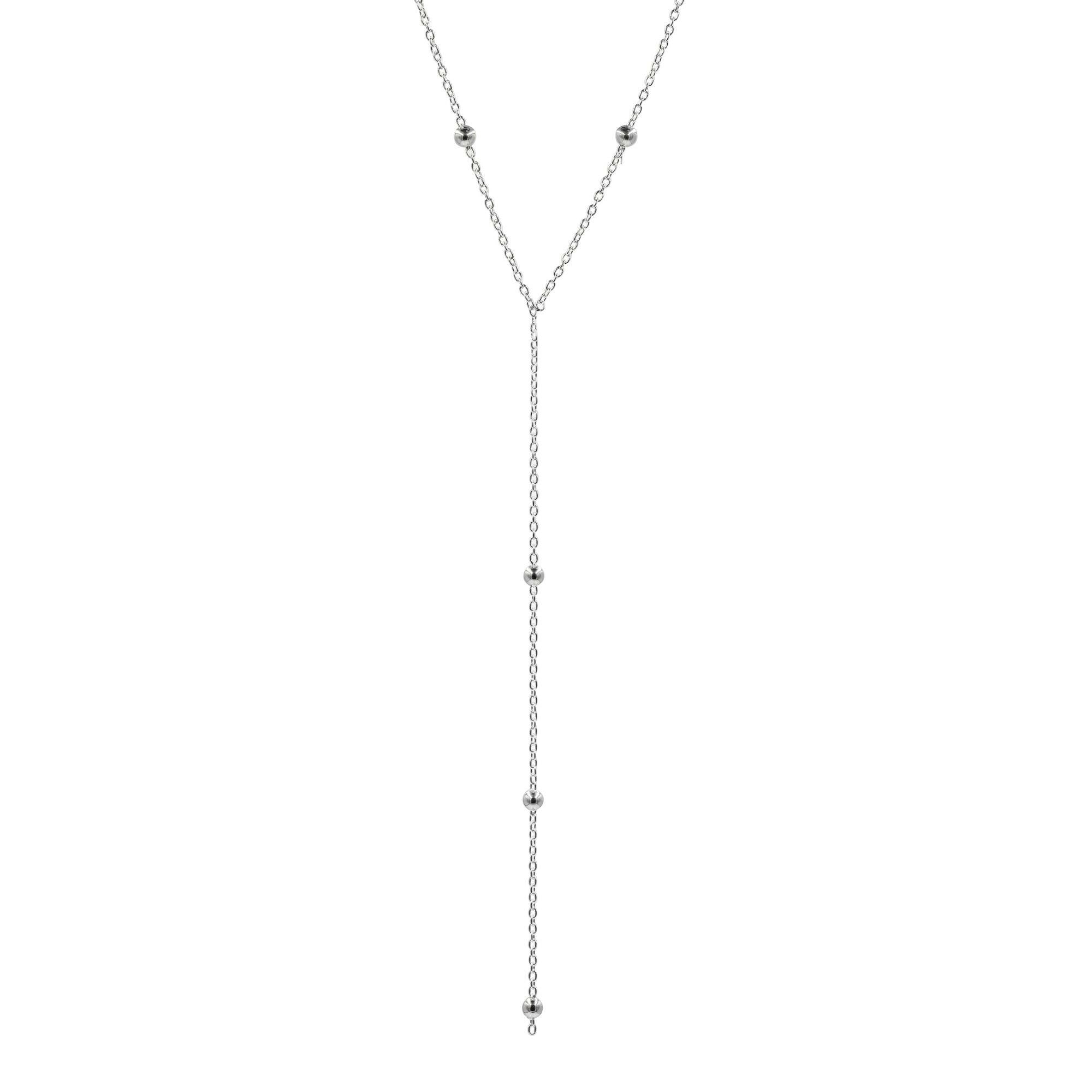 Collar Layers Satelite Bolita 3 de Plata 925 de AMBAR Joyería Fina