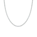 Collar Tennis Rodio Trendy enchapado en oro de 18K de AMBAR Joyería Fina