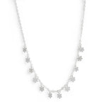 Collar Margaritas en Cascada de plata 925 de AMBAR Joyería Fina