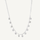 Collar Margaritas en Cascada de plata 925 de AMBAR Joyería Fina