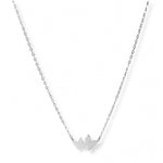 Collar Mariposa Bis de plata 925 de AMBAR Joyería Fina