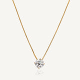 Collar Punto De Luz 7 de Oro Laminado 18K de AMBAR Joyería Fina