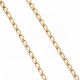 Detalle de cadena Fígaro Urban Gold para hombre en oro laminado color oro amarillo italiano de AMBAR joyería fina