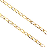 detalle de la cadena Fígaro Urban para hombre en oro laminado color oro amarillo italiano de AMBAR joyería fina