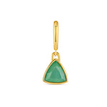 Dije Power Gemstone suerte Aventurina enchapado en oro 18K de AMBAR Joyería Fina