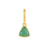 Dije Power Gemstone suerte Aventurina enchapado en oro 18K de AMBAR Joyería Fina