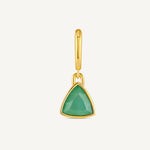 Dije Power Gemstone suerte Aventurina enchapado en oro 18K de AMBAR Joyería Fina