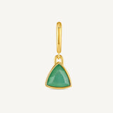 Dije Power Gemstone suerte Aventurina enchapado en oro 18K de AMBAR Joyería Fina