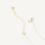 Extension argollada de cadena y collar modelo enchapado en Oro 18k de AMBAR Joyería Fina