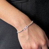 Pulsera Infinito de Vida Plata 925