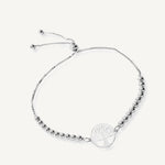 pulsera arbol de la vida con sistema regulable elaborada en plata 925 de AMBAR Joyería Fina