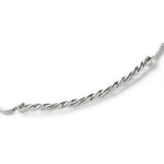 pulsera barrita cordon al detalla con sistema regulable elaborada en plata 925 de AMBAR Joyería Fina