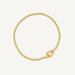 Pulsera Bodhi veneciana broche bisagra enchapada en oro 18K de AMBAR joyería fina