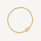 Pulsera Bodhi veneciana broche bisagra enchapada en oro 18K de AMBAR joyería fina