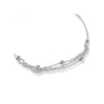 pulsera cadenitas y bolitas de 0.3 cm con sistema regulable elaborada en plata 925 de AMBAR Joyería Fina