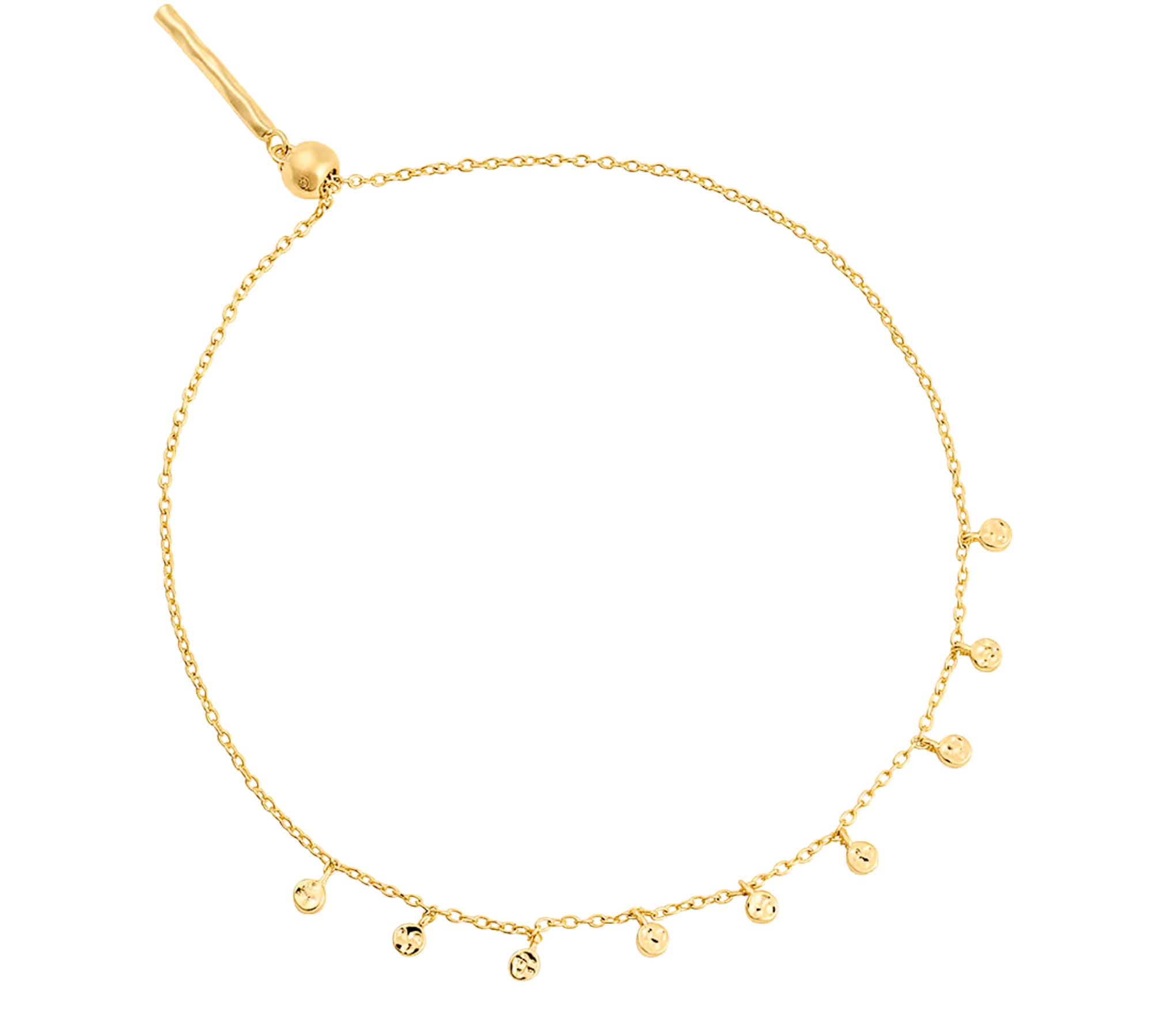 Pulsera mia Mini Trendy enchapado en oro de 18K de AMBAR Joyería Fina