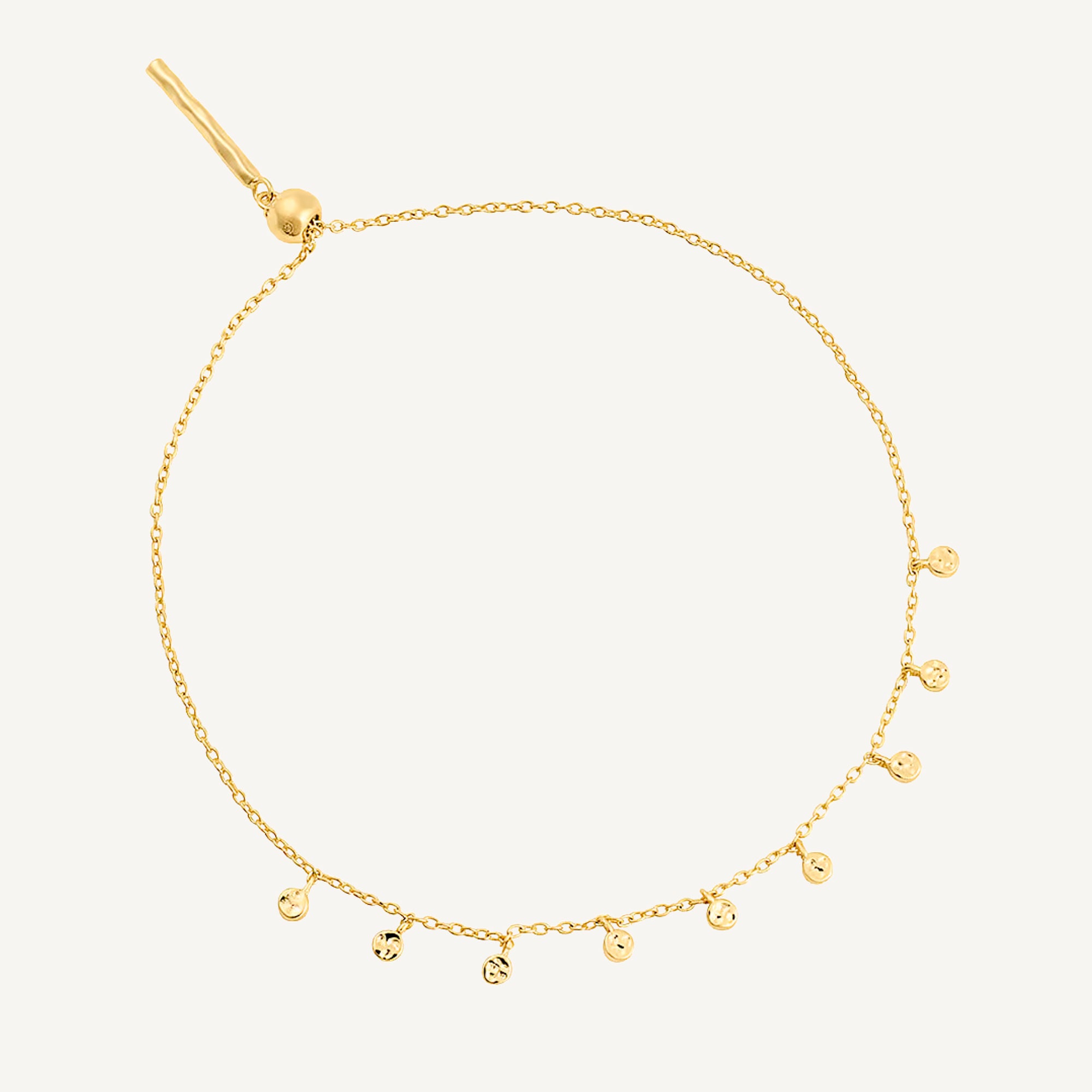 Pulsera mia Mini Trendy enchapado en oro de 18K de AMBAR Joyería Fina